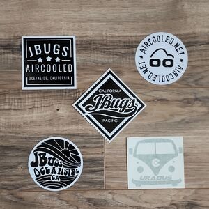 JBugs Volkswagen Sticker Set